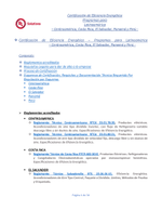 Certificación